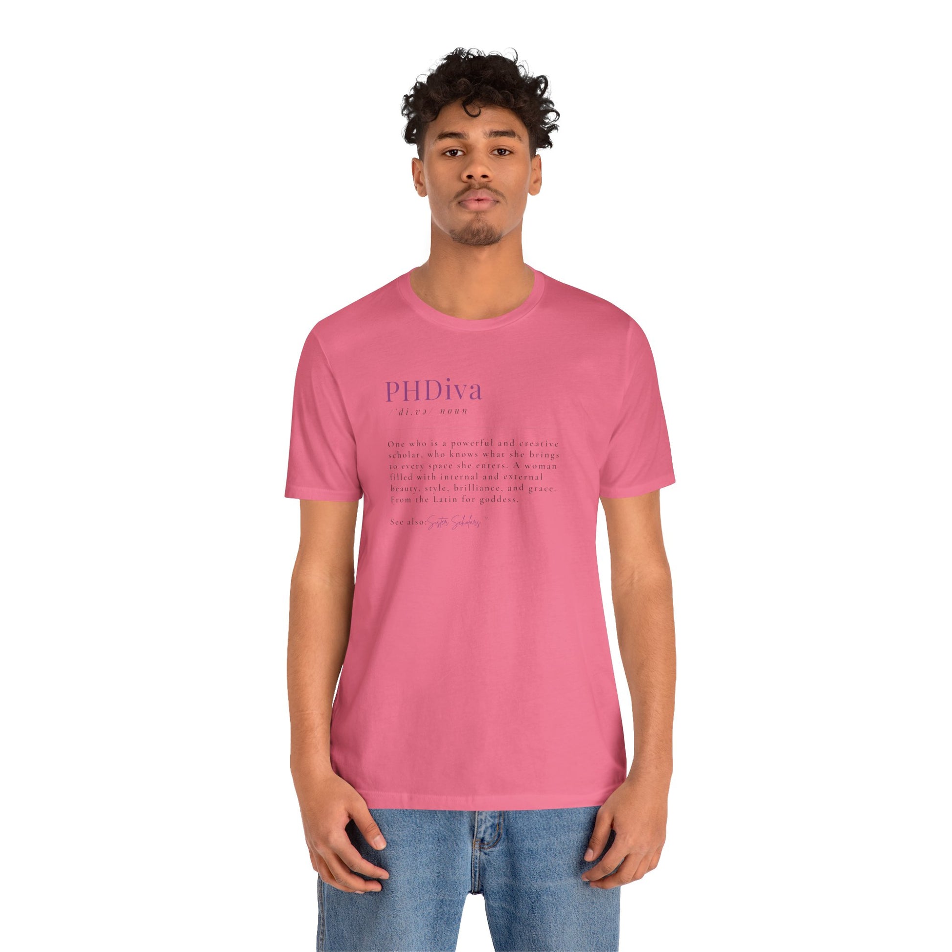 Sister Scholars Tee - PhDiva Unisex Jersey Short Sleeve Shirt