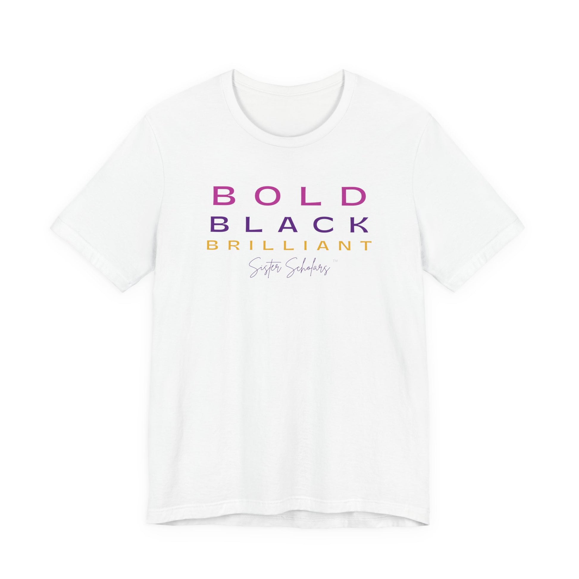 Sister Scholars Tee - Bold, Black, Beautiful Multi-color Unisex Jersey T-Shirt