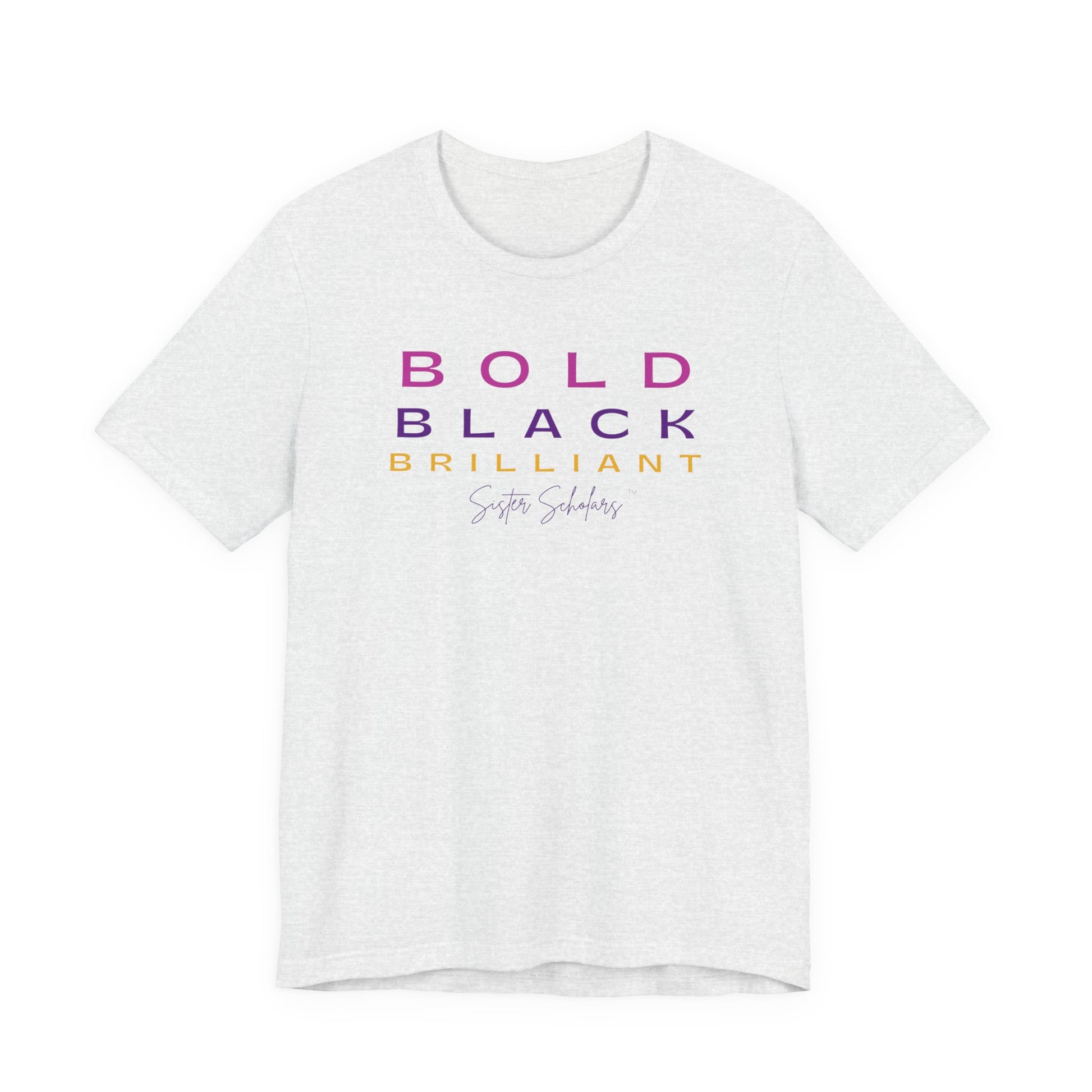 Sister Scholars Tee - Bold, Black, Beautiful Multi-color Unisex Jersey T-Shirt